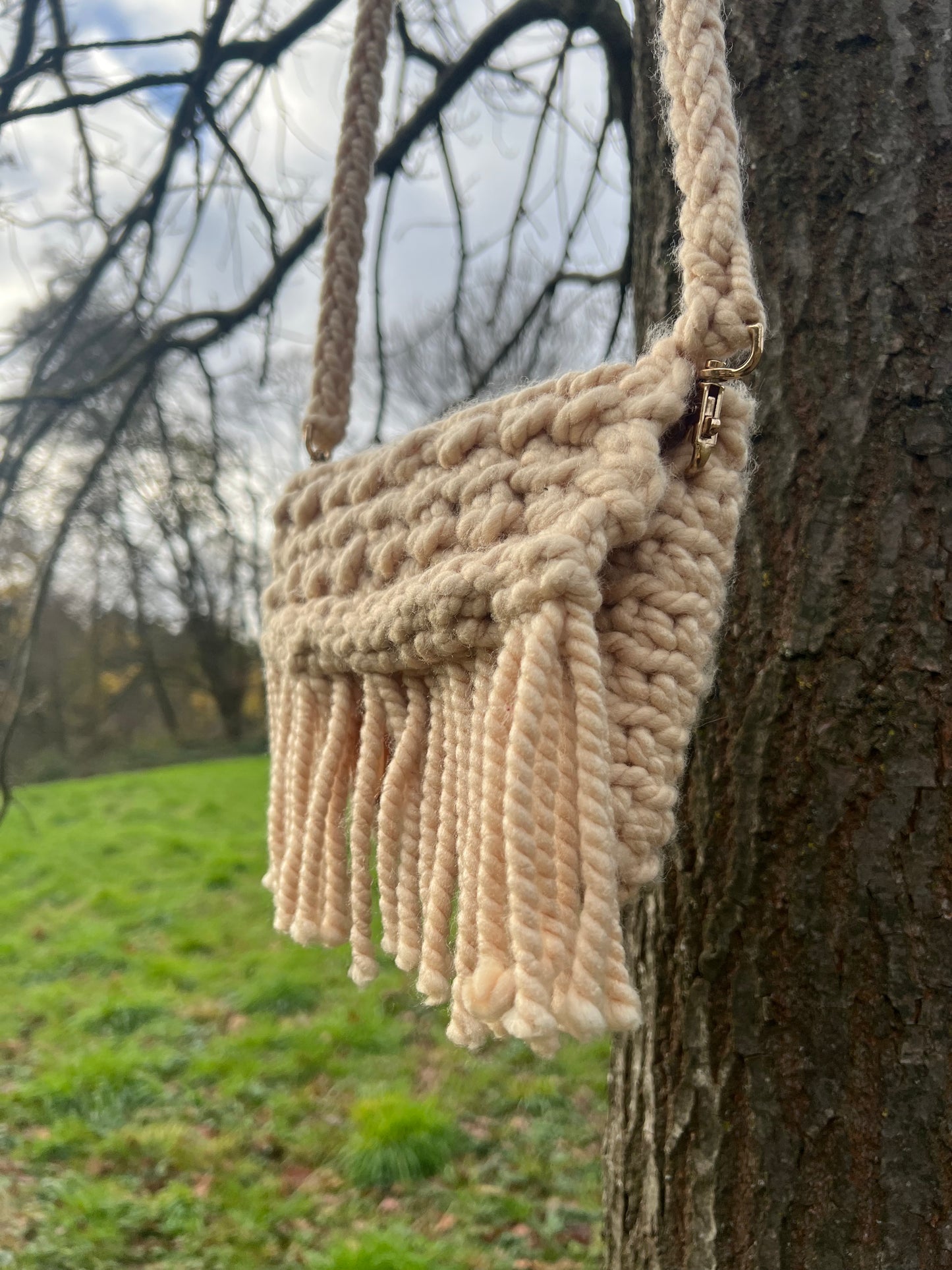 Sac à main éffiloché