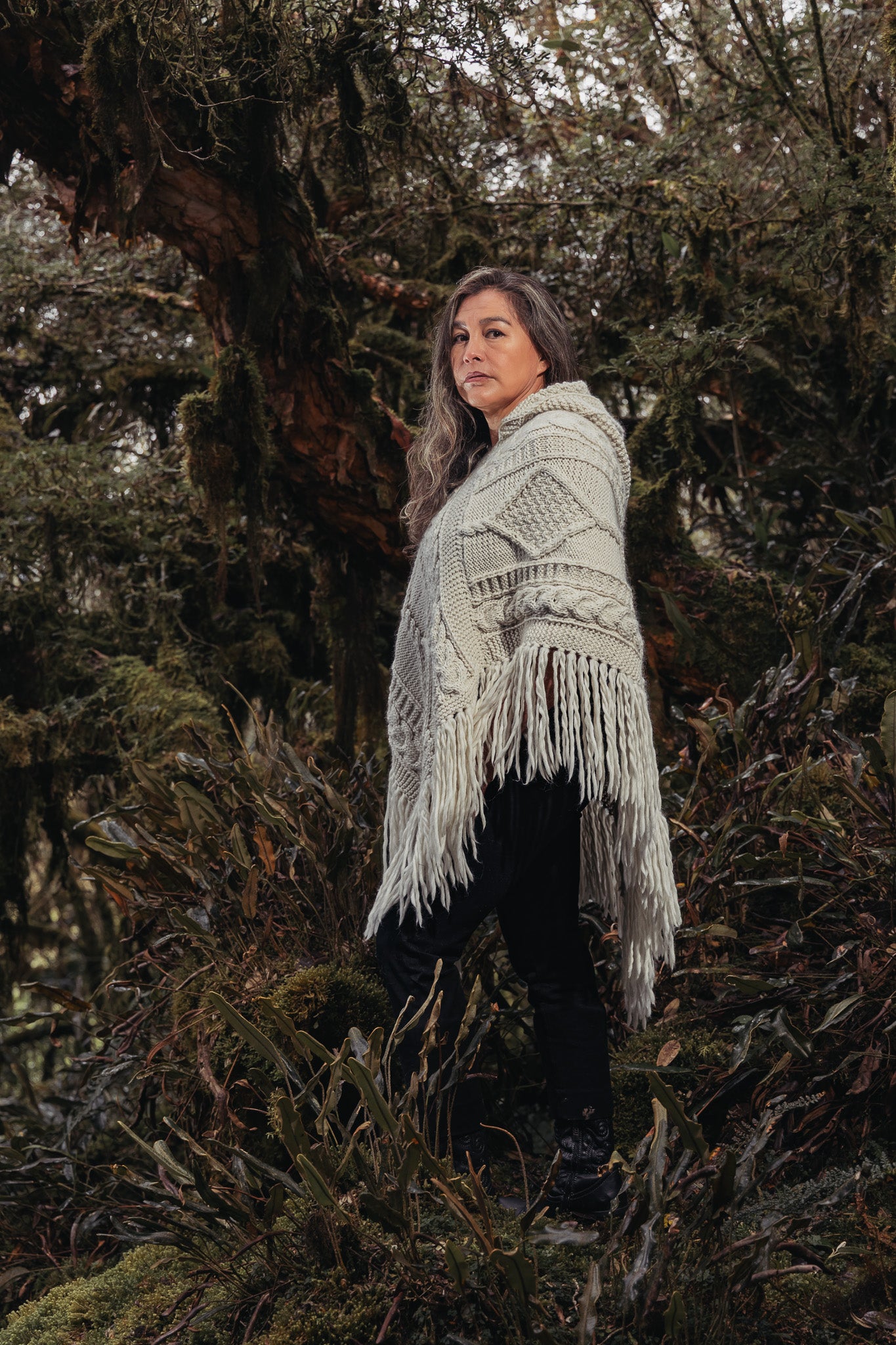 Poncho ancestral